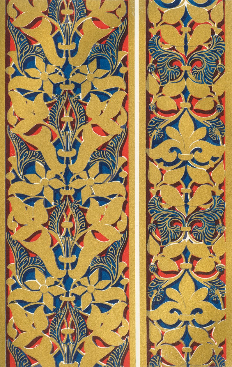 Bands, Side of Arches, Court of the Lions, 1907 by Unbekannt