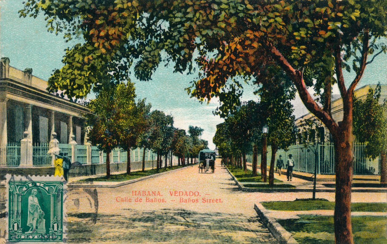 Banos Street, Havana, Cuba, c1910 by Unbekannt