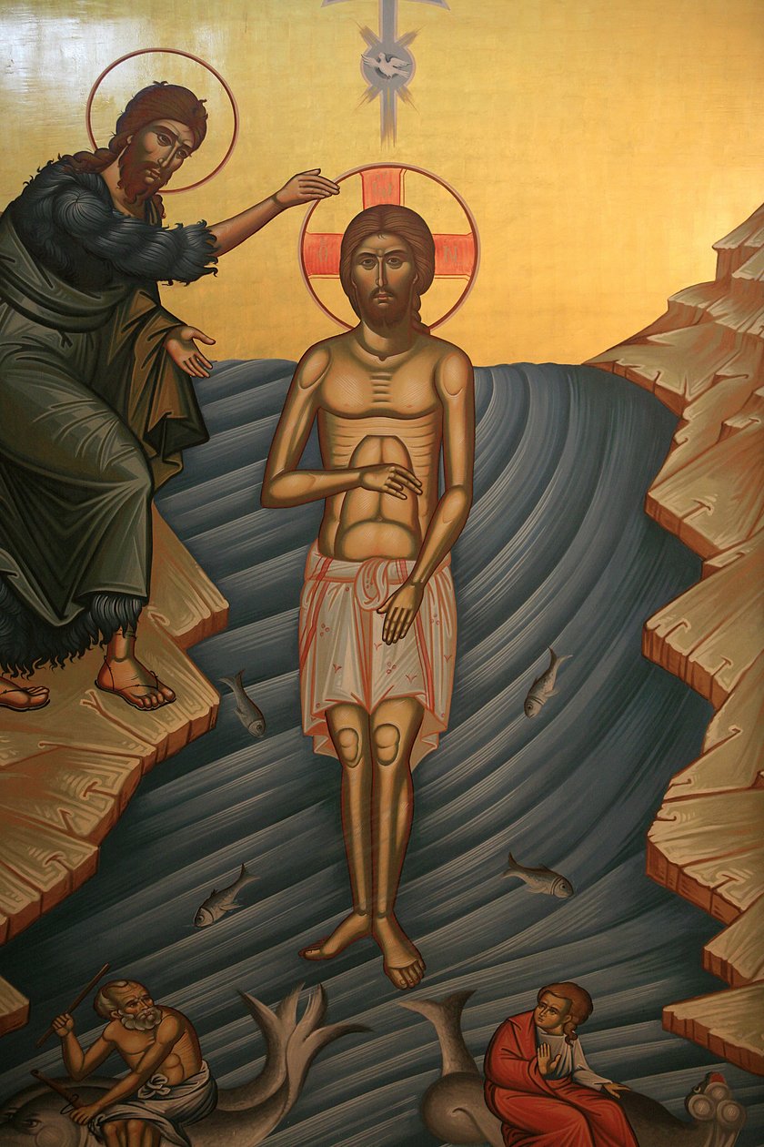Baptism of Christ by Unbekannt