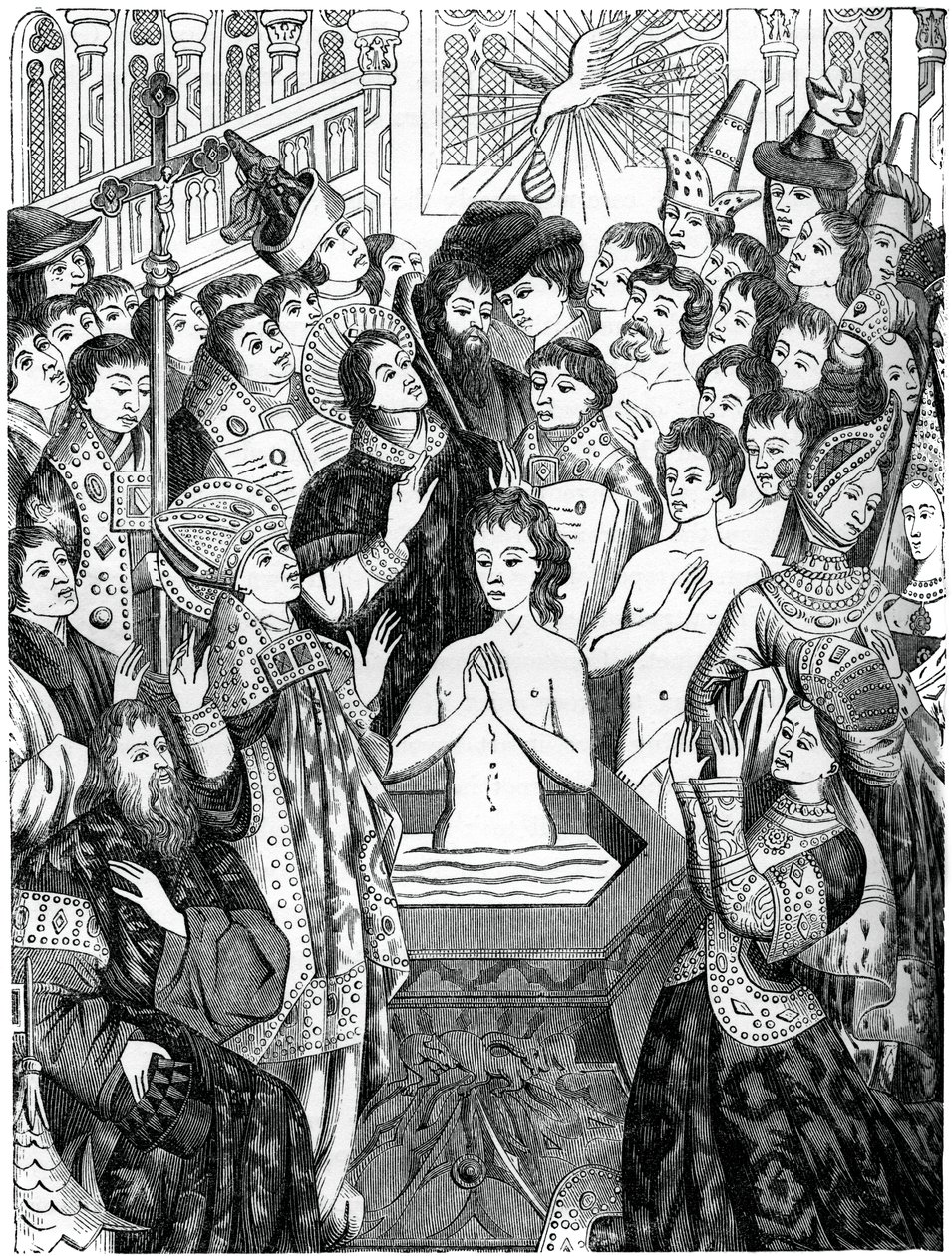 Baptism of King Clovis, Rheims by Unbekannt