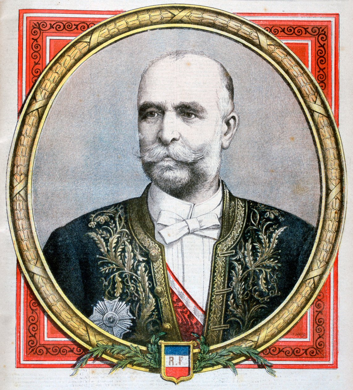 Baron de Courcel, the French ambassador to London, 1894 by Unbekannt