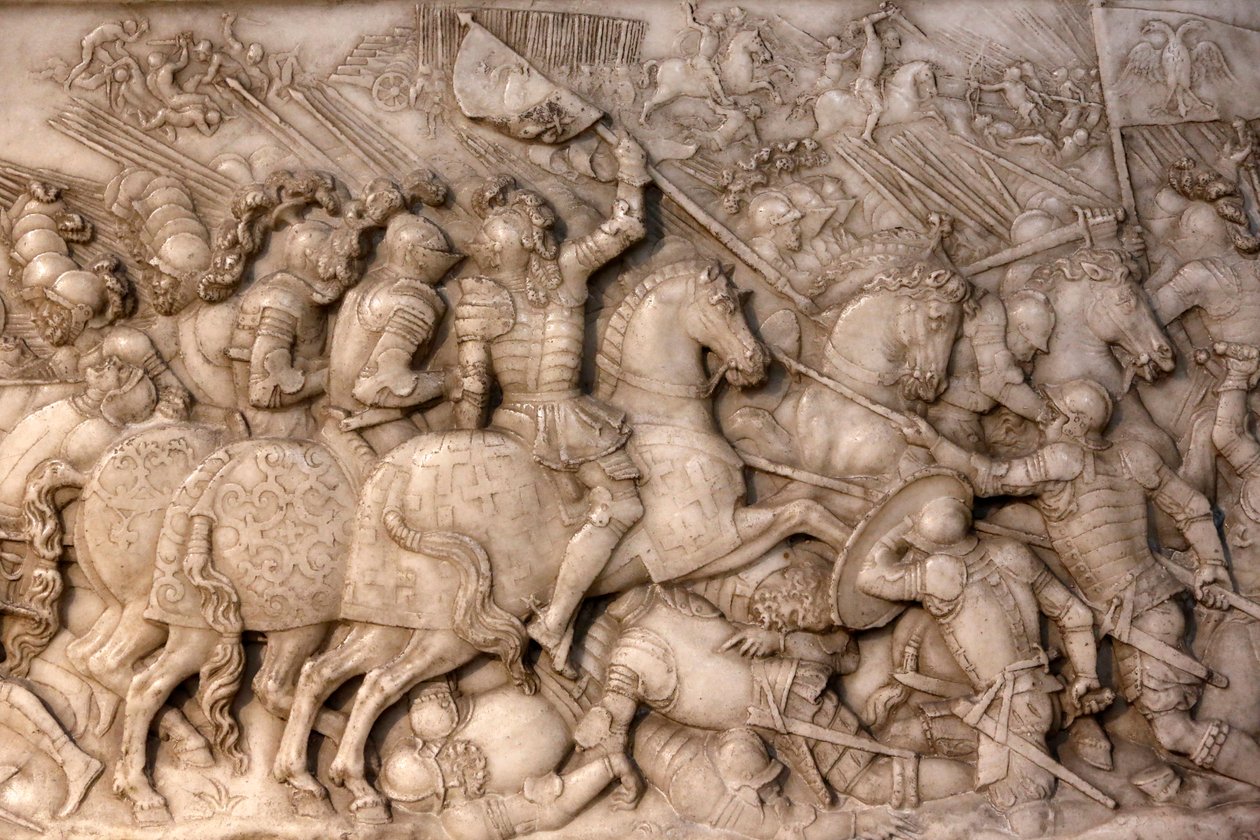 Tomb of Francis I and Claude of France, Depiction of the Battle of Cerisoles by Unbekannt