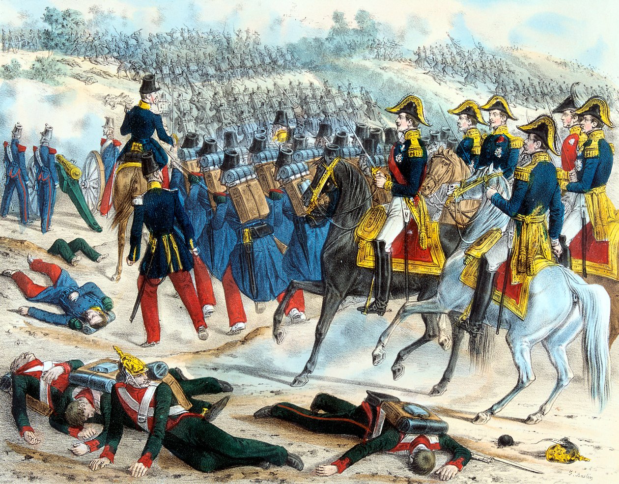 Battle of Alma, Crimean War, 20 September 1854 by Unbekannt