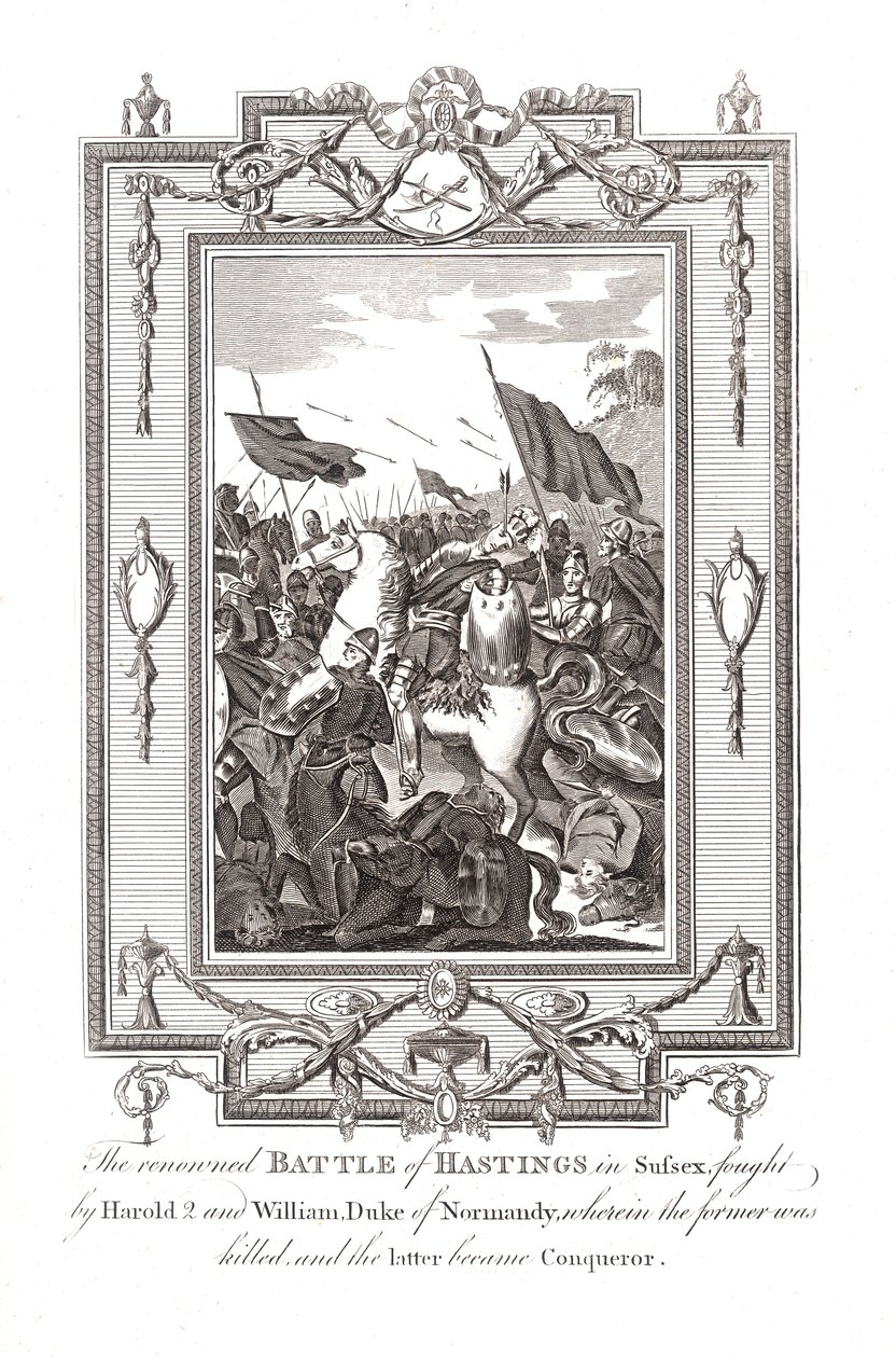 Battle of Hastings, 1066 by Unbekannt