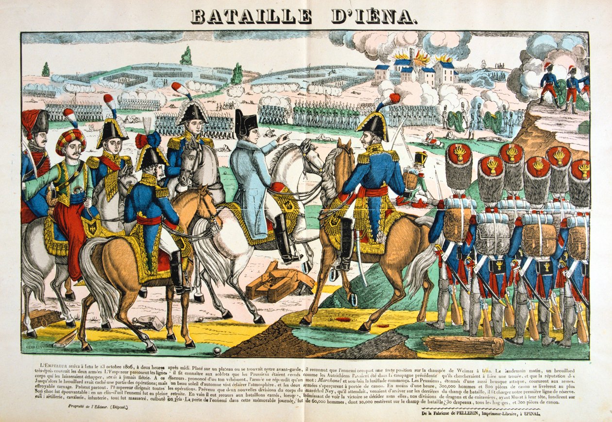 Battle of Jena, 14 October, 1806 by Unbekannt
