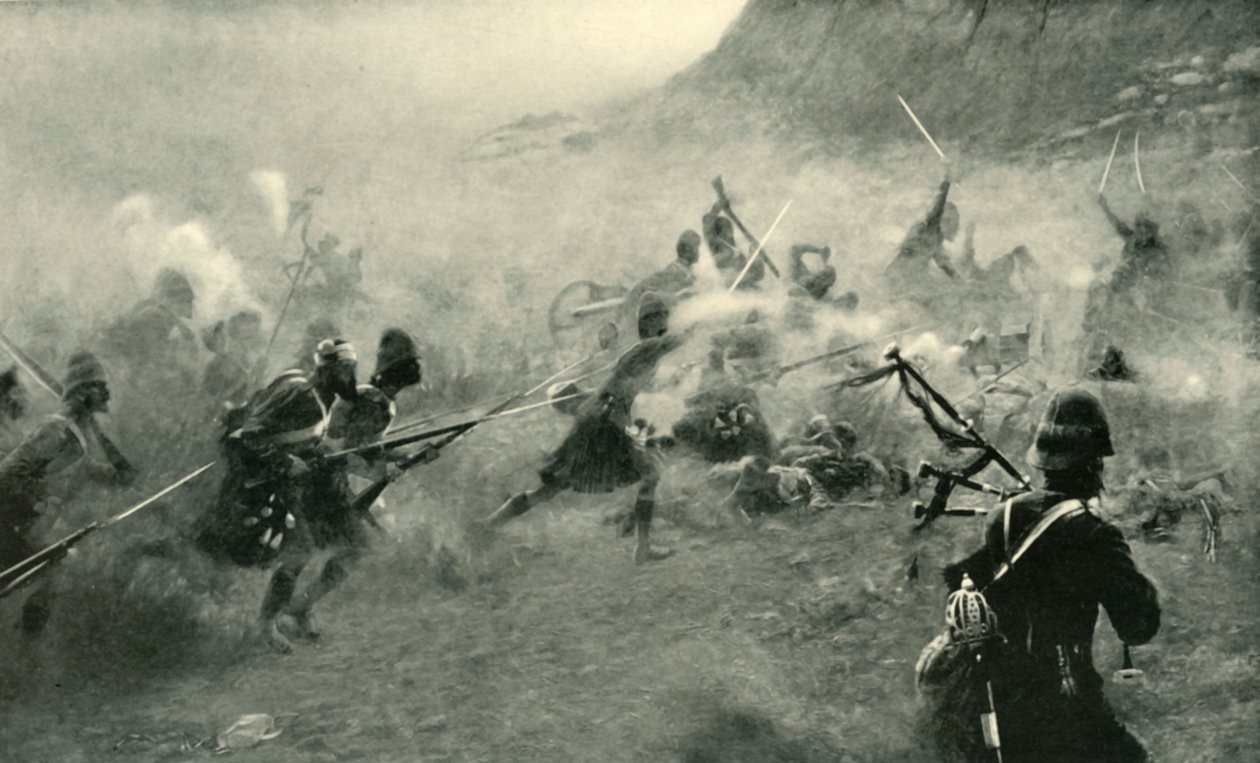 Battle of Kandahar - The 92nd Are To Take The Guns, 1901 by Unbekannt