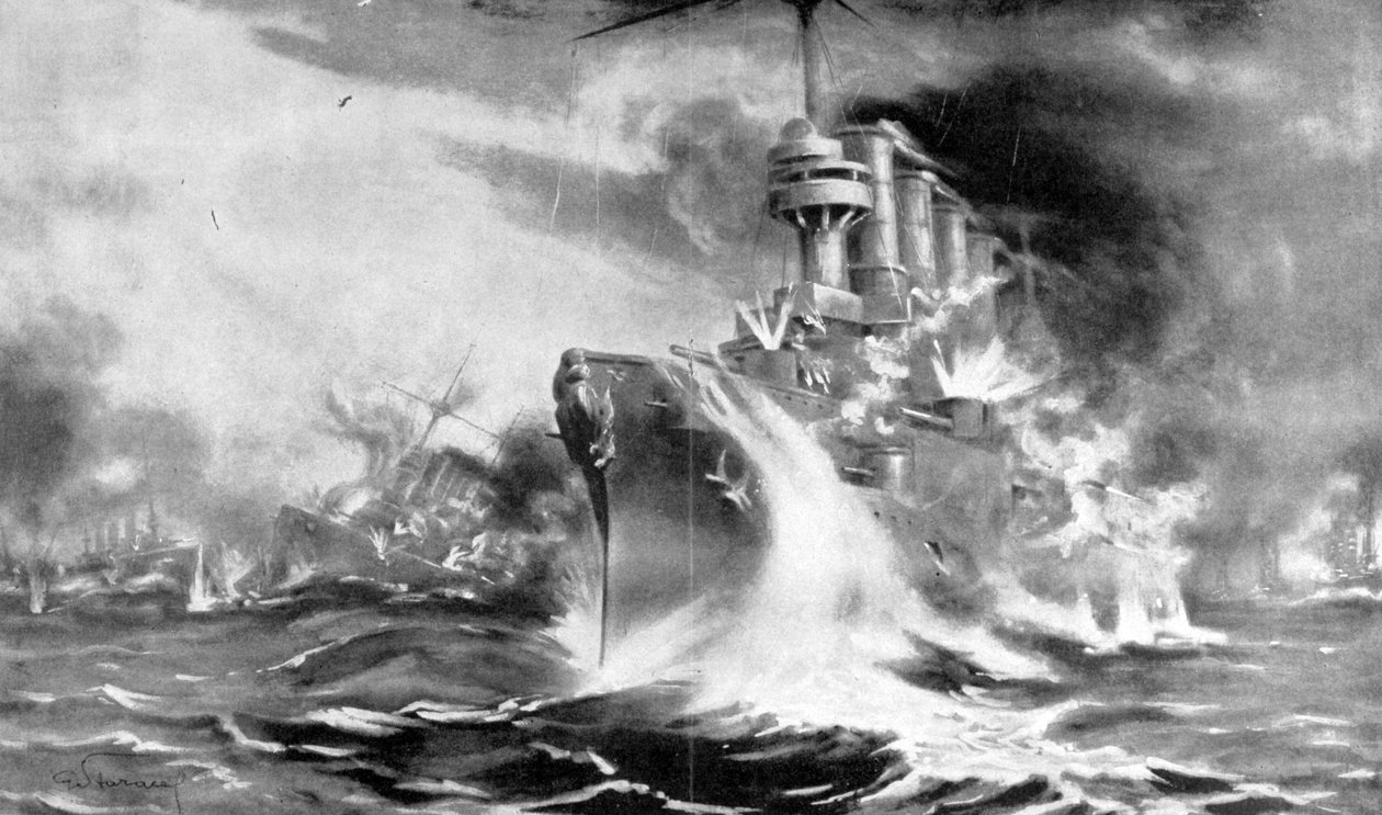 Battle of the Falkland Islands, 8 December 1914, 1915 by Unbekannt