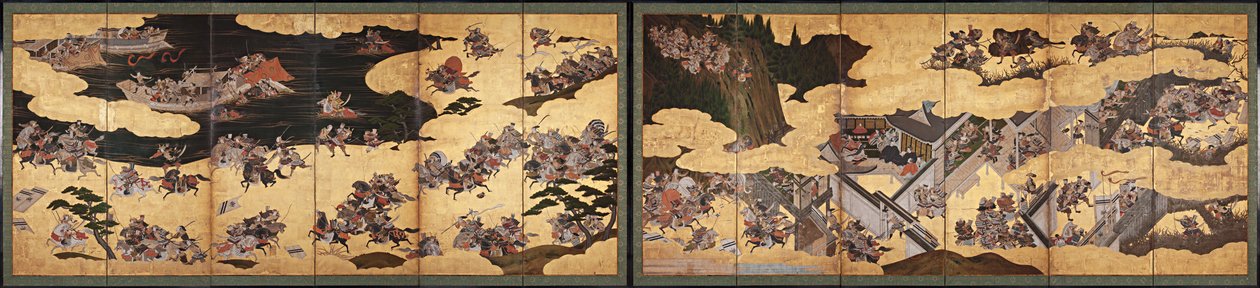 Battle Scenes from the Tale of Heike (Heike Monogatari) by Unbekannt