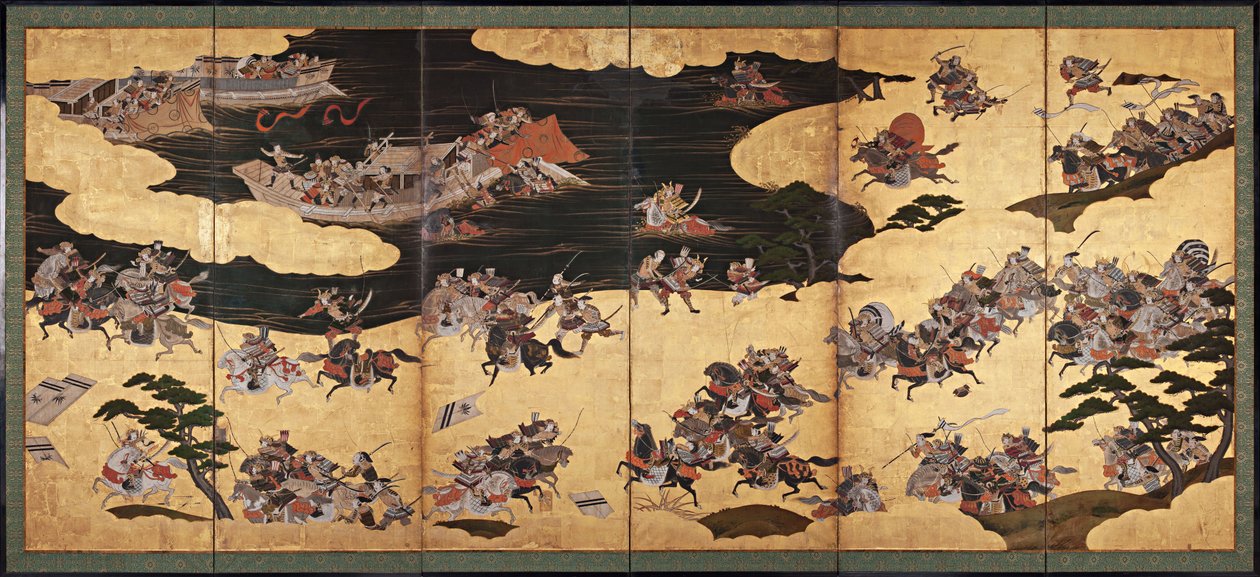 Battle scenes from the Tale of Heike Heike Monogatari by Unbekannt