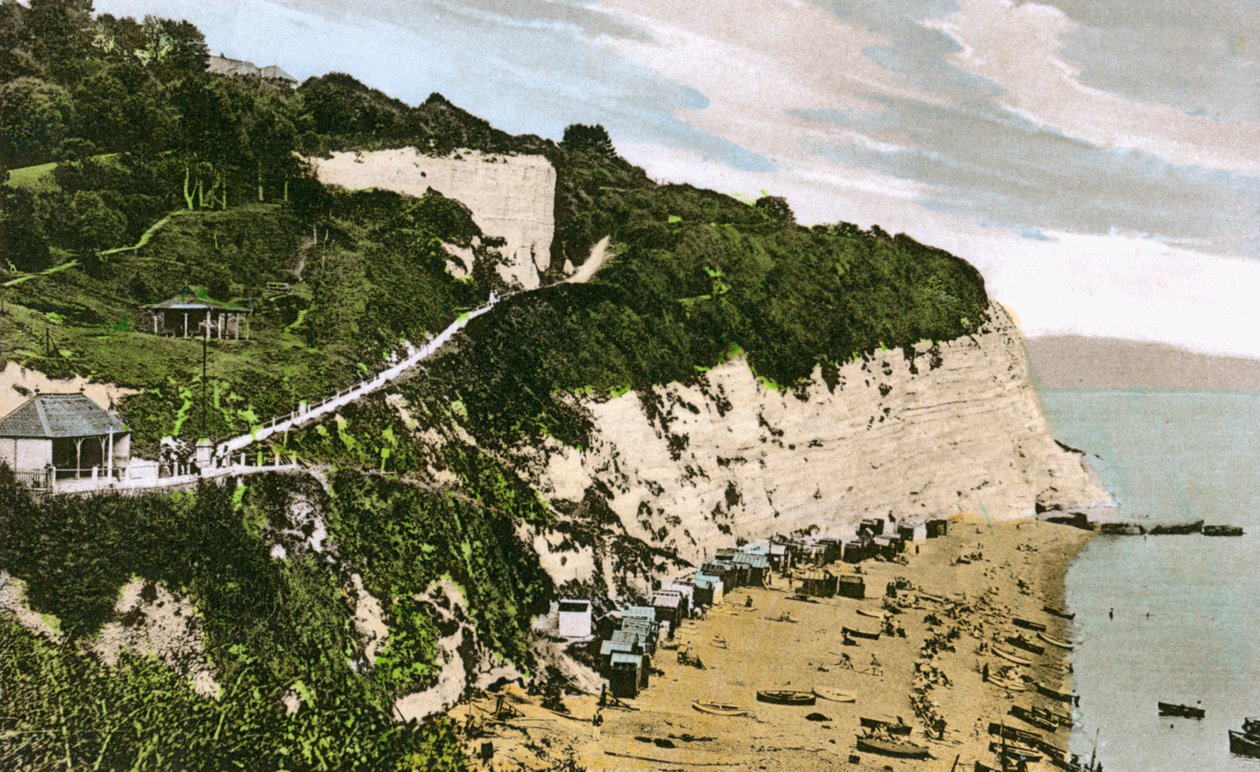 Beer Beach, Devon, early 20th century by Unbekannt