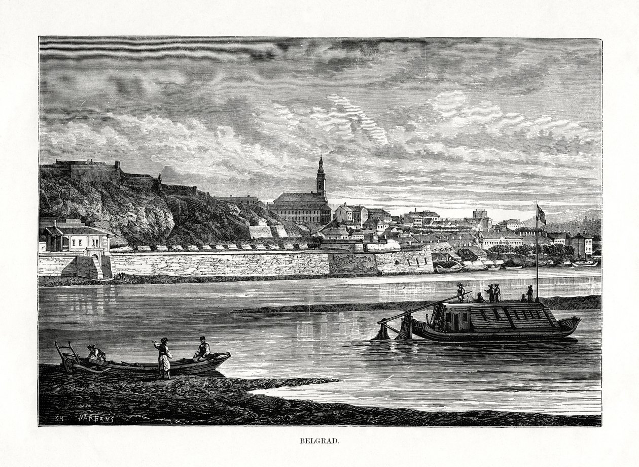 Belgrade, Serbia and Montenegro, 1879 by Unbekannt