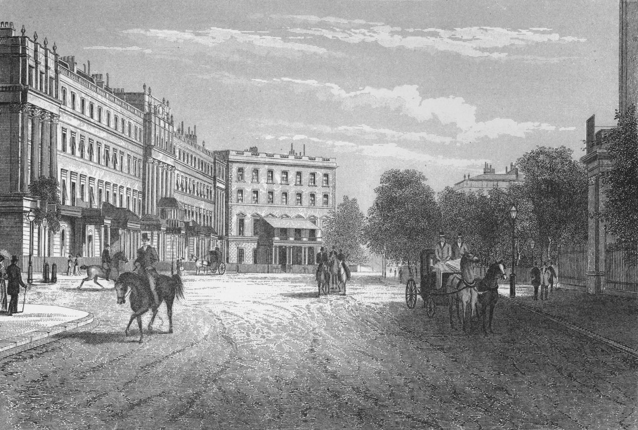 Belgrave Square, Westminster, London, c1850-1878 by Unbekannt