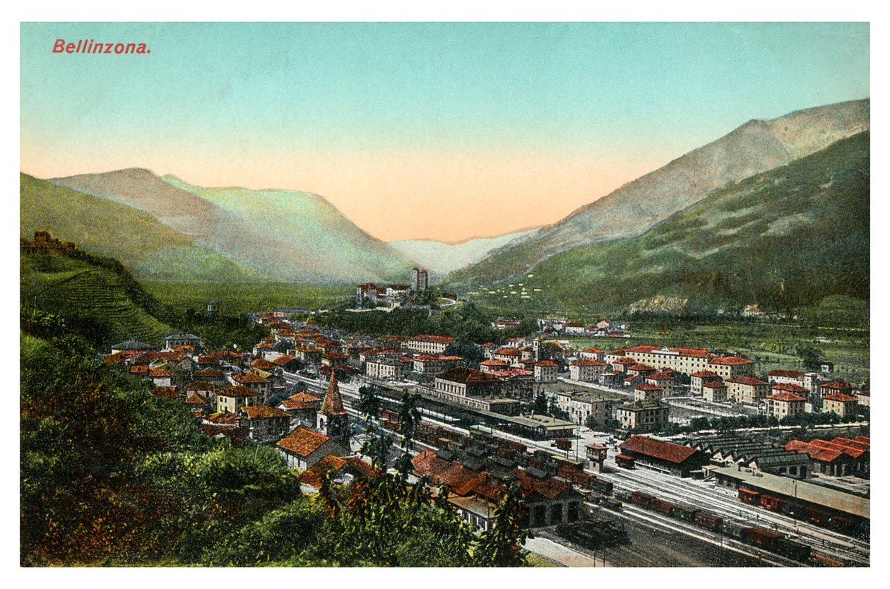 Bellinzona, Switzerland, early 20th century by Unbekannt