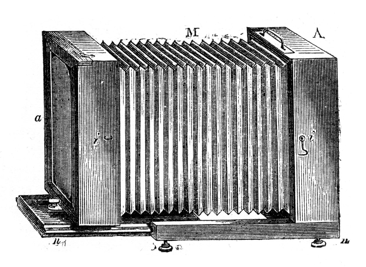 Bellows-bodied Camera, 1866 by Unbekannt
