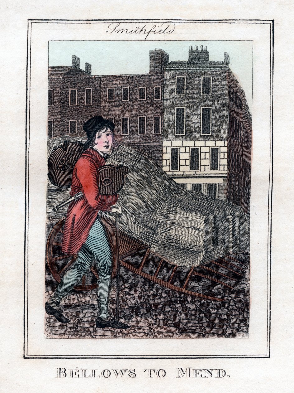 Bellows to Mend, Smithfield, London, 1805 by Unbekannt