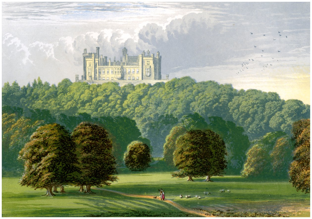 Belvoir Castle, Leicestershire, home of the Duke of Rutland, c1880 by Unbekannt