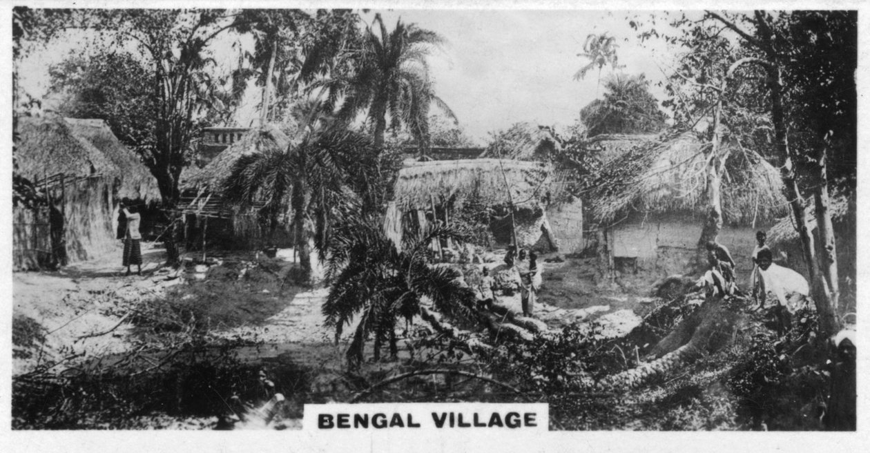 Bengal Village, Calcutta, India by Unbekannt