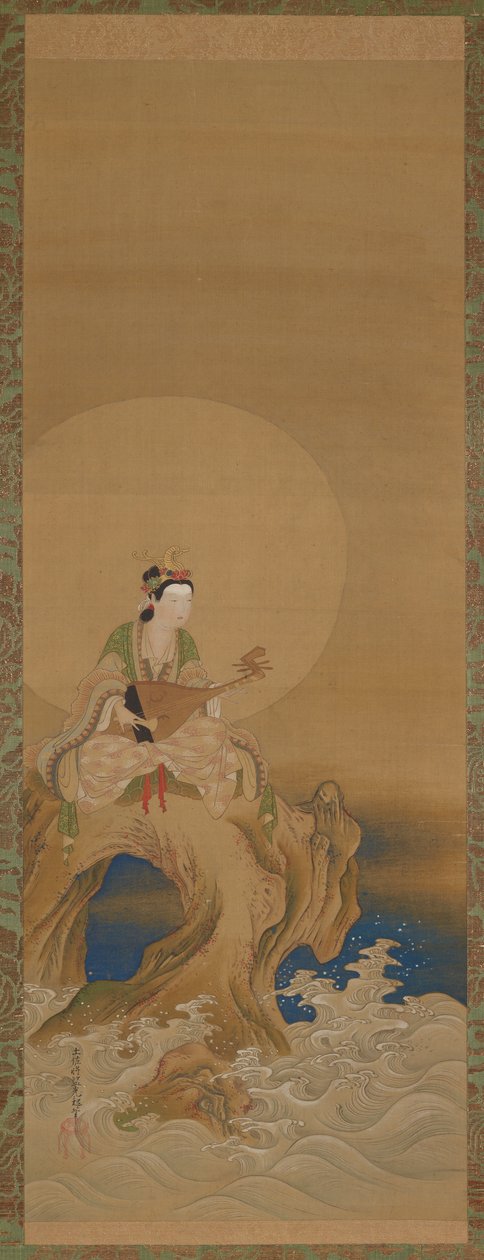 Benten on a Rock by the Sea, Edo Period, 18th Century by Unbekannt