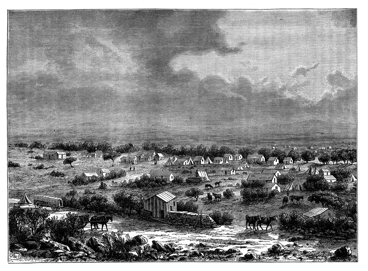 Berkly or Klipdrift, a Town in Griqualand West, South Africa, c1890 by Unbekannt