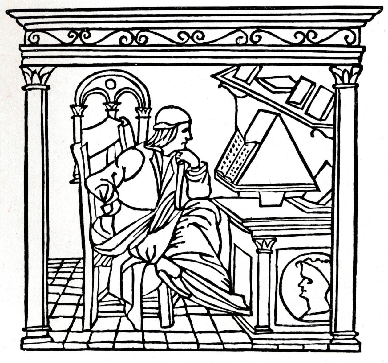 Bernardo Bellincioni, Italian Poet by Unbekannt