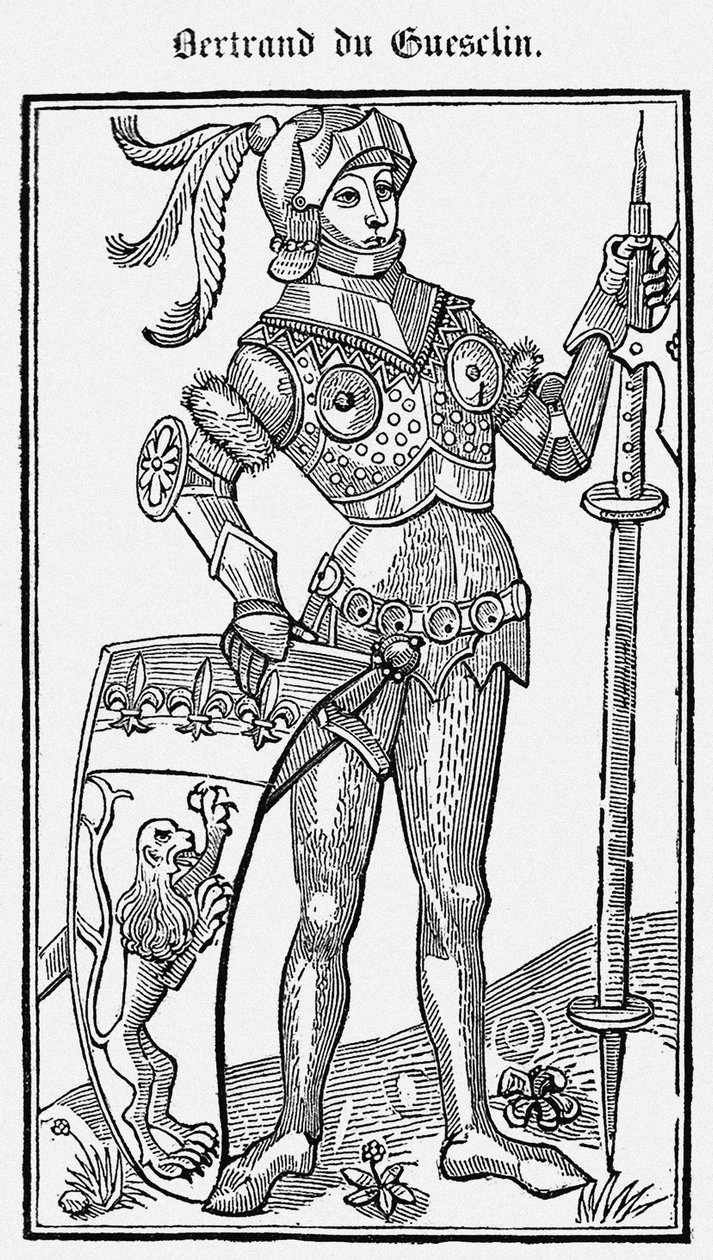 Bertrand du Guesclin from Le Livre des faits de messire Bertrand du Guesclin by Unbekannt
