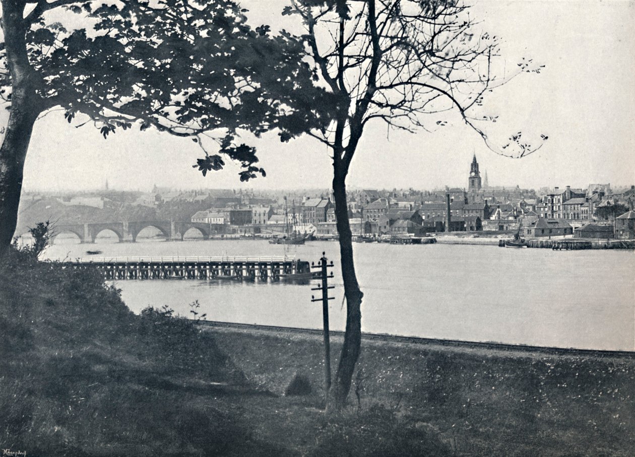 Berwick - From Spittal, Showing Berwick Bridge, 1895 by Unbekannt