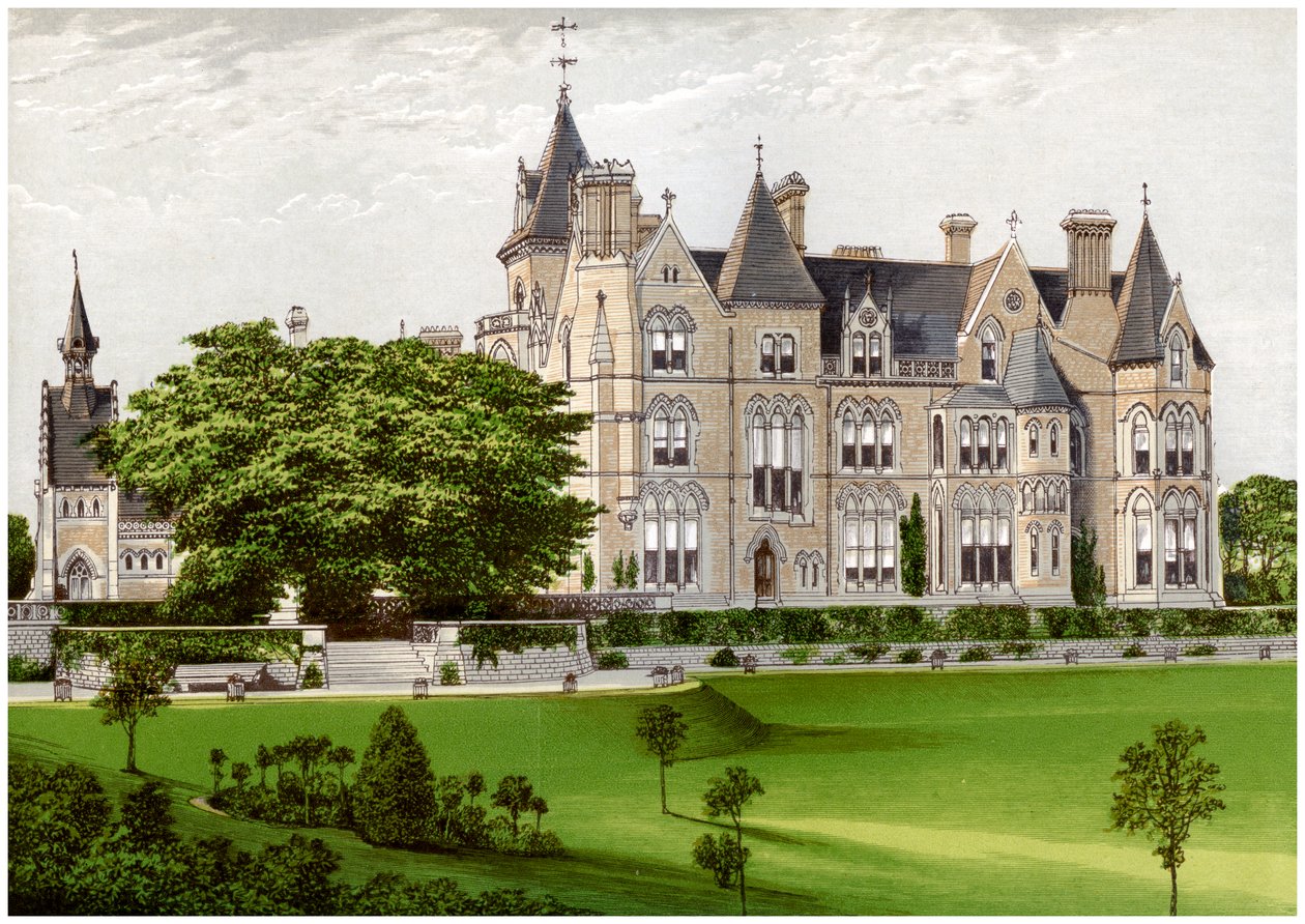 Bestwood Lodge, Nottinghamshire, Home of the Duke of St Albans, c. 1880 by Unbekannt