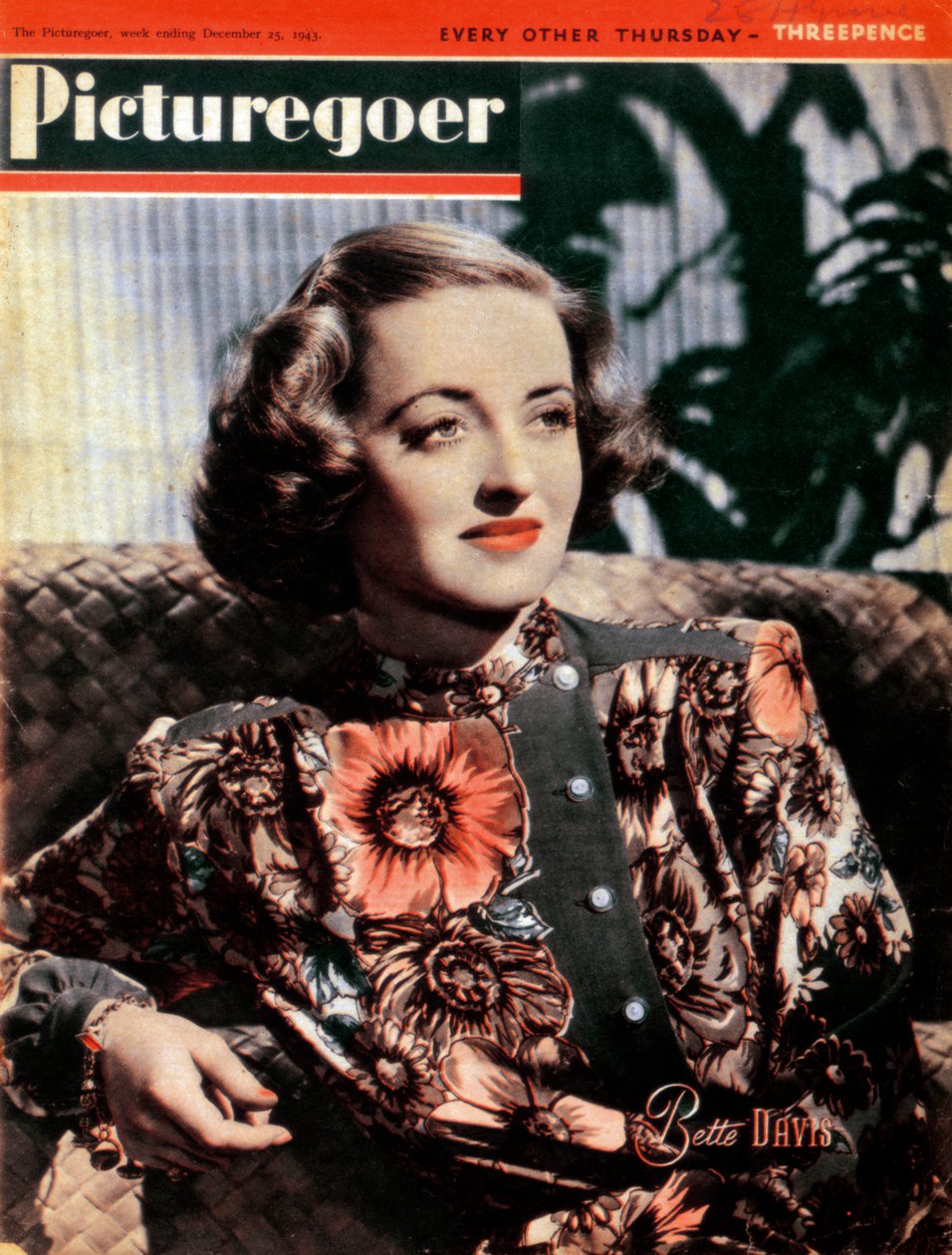 Bette Davis, 1908-1989, American Actress, 1943 by Unbekannt