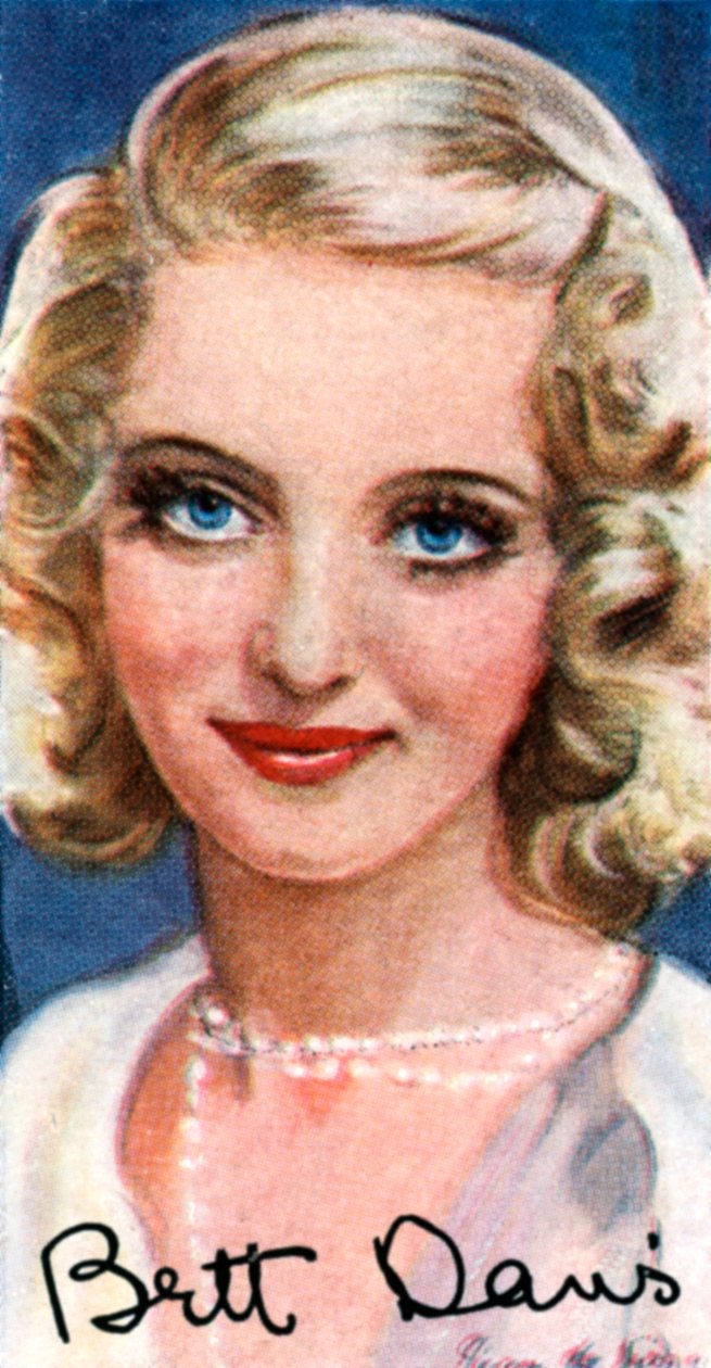 Bette Davis, two-time Academy Award winning American actress by Unbekannt