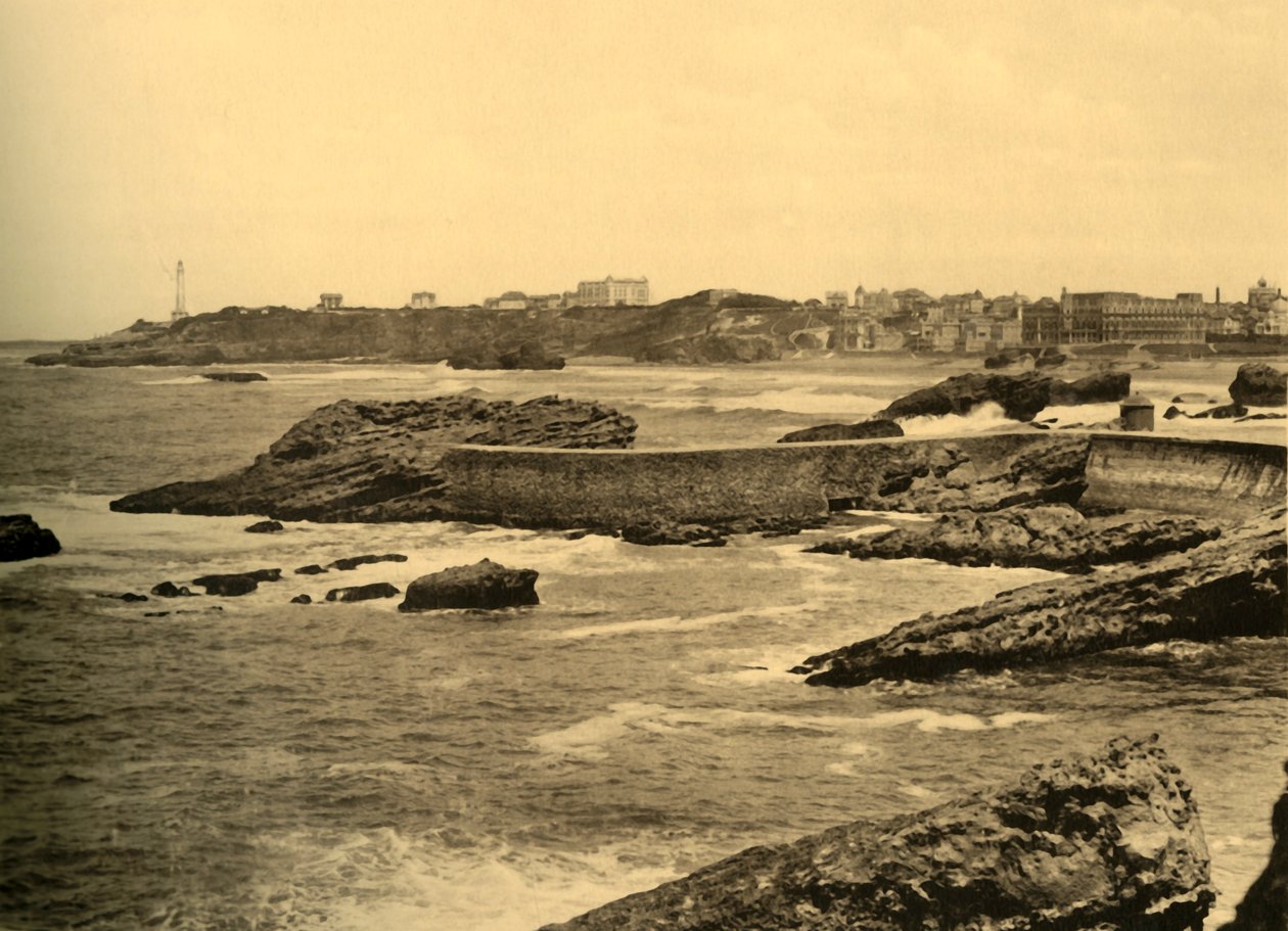 Biarritz - La Digue de la Cafetiere, c1930 by Unbekannt
