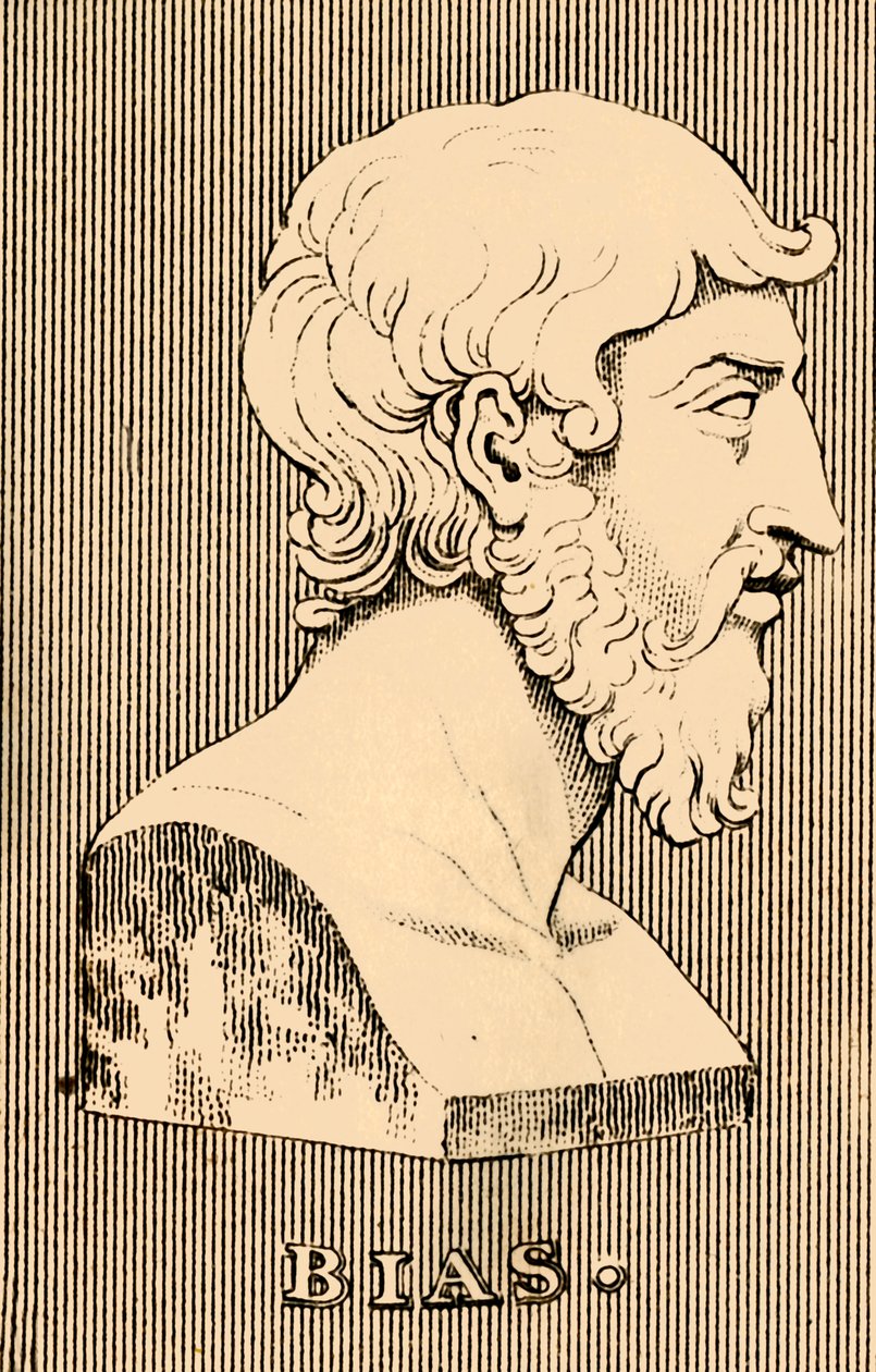 Bias, died 530 BC, 1830 by Unbekannt