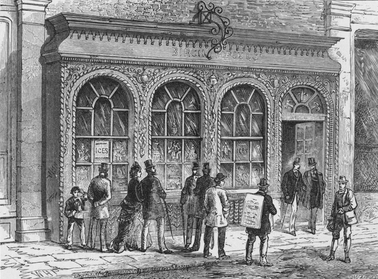 Birchs confectionery shop, Cornhill, City of London by Unbekannt