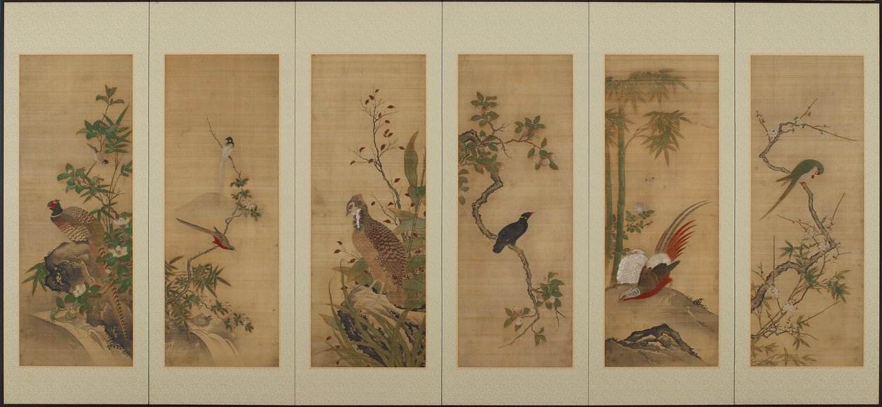 Birds and Flowers by Unbekannt