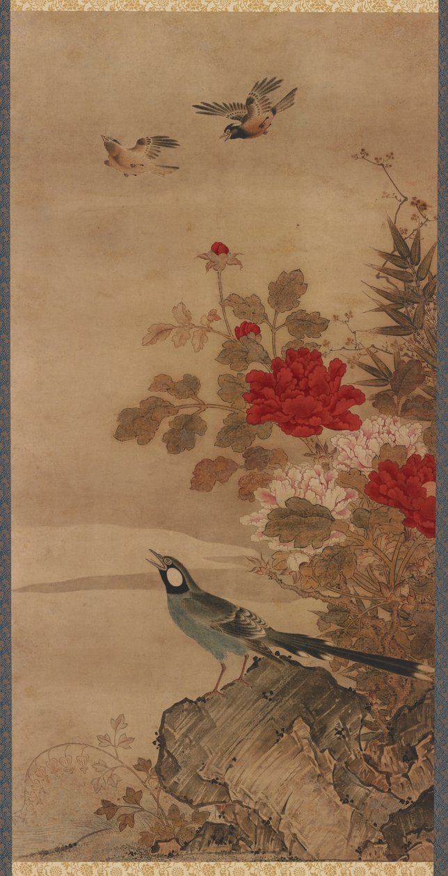 Birds and flowers by Unbekannt