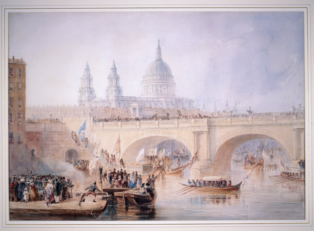 Blackfriars Bridge, London by Unbekannt