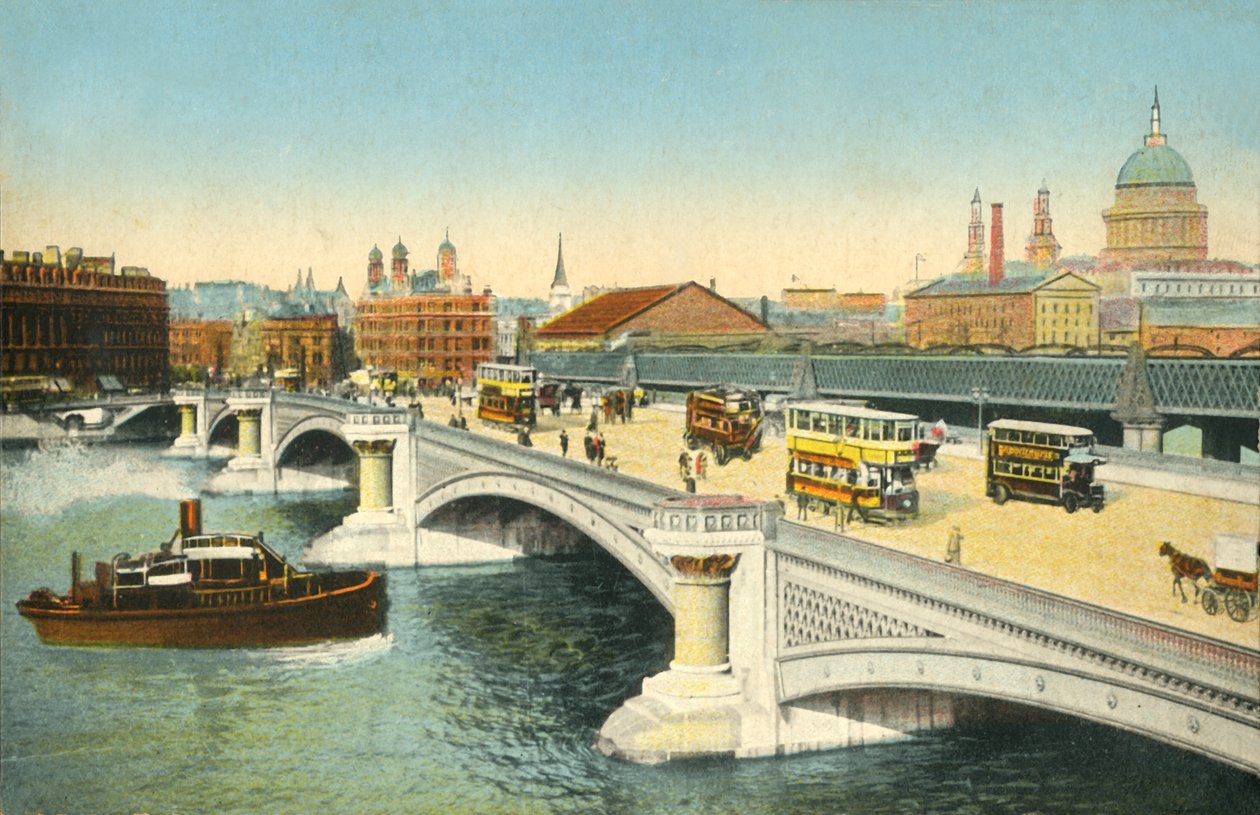 Blackfriars Bridge, London by Unbekannt