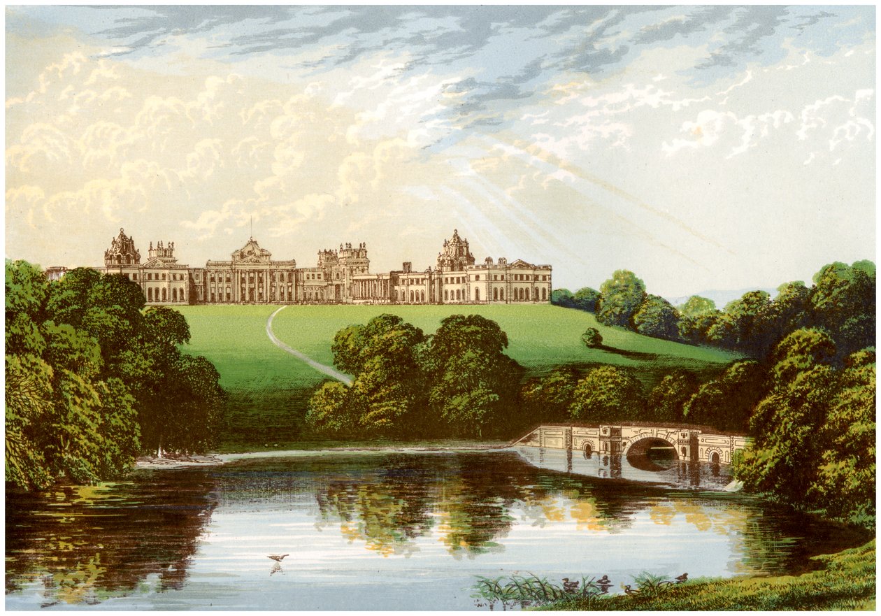 Blenheim Palace, Oxfordshire, home of the Duke of Marlborough by Unbekannt