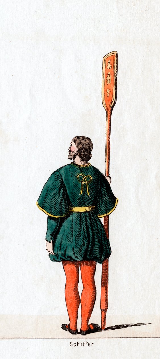 Boatman, costume design for Shakespeare