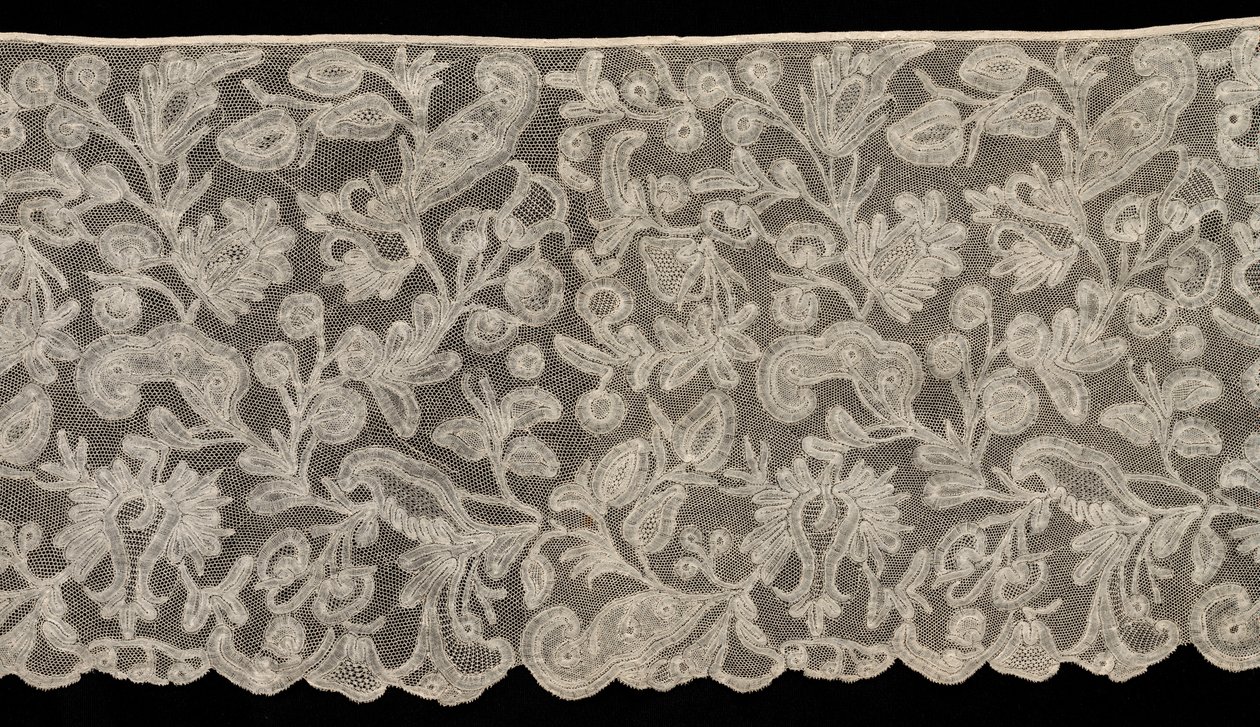 Bobbin Lace Flounce by Unbekannt