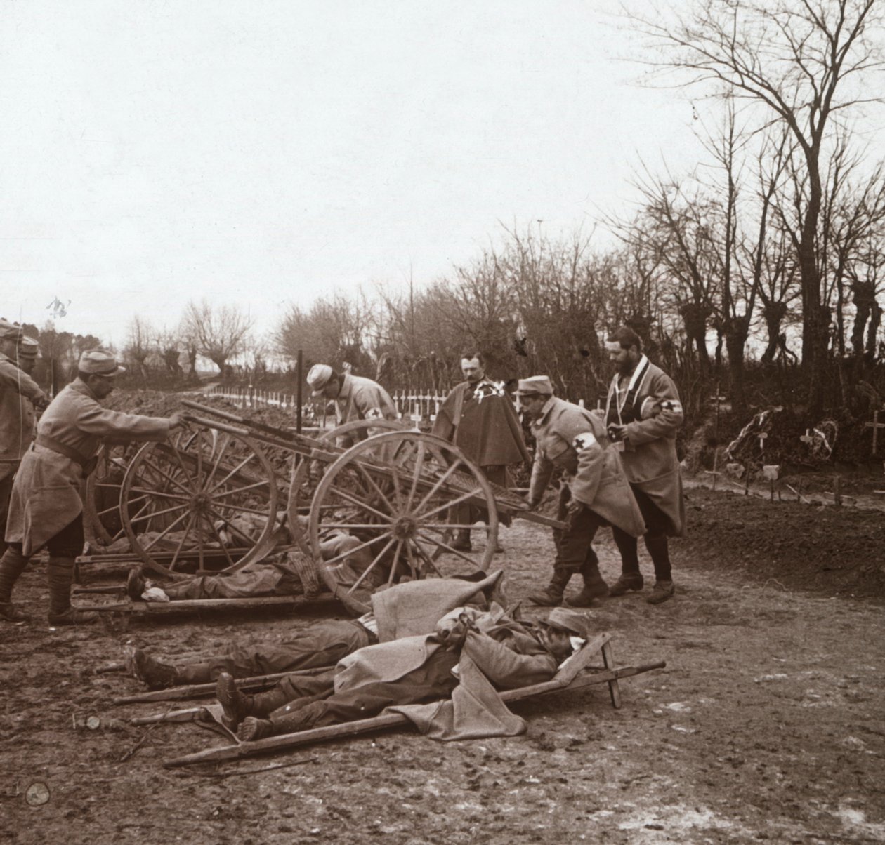 Bodies, Villers-au-Bois, Northern France by Unbekannt