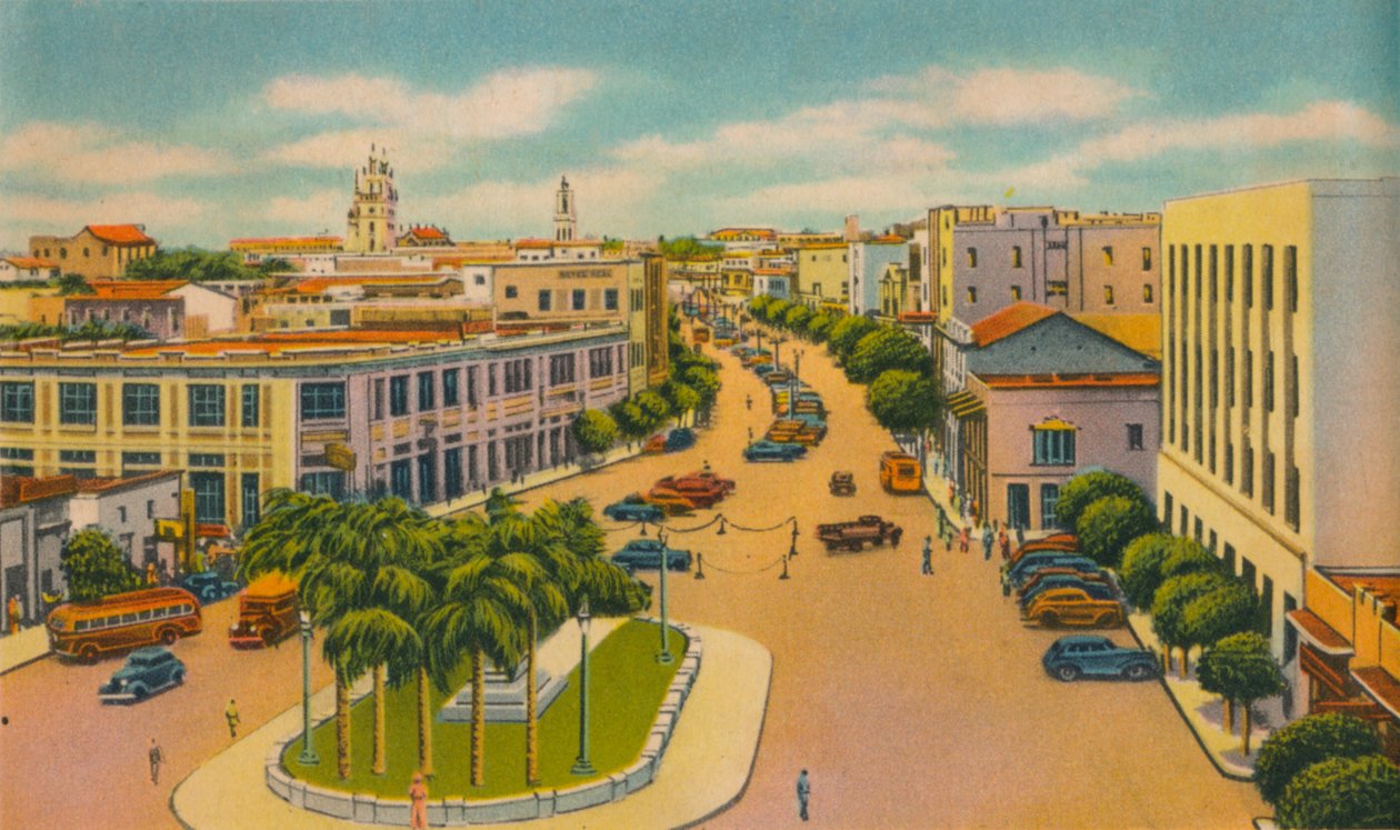 Bolivar Boulevard, Barranquilla, c1940s by Unbekannt