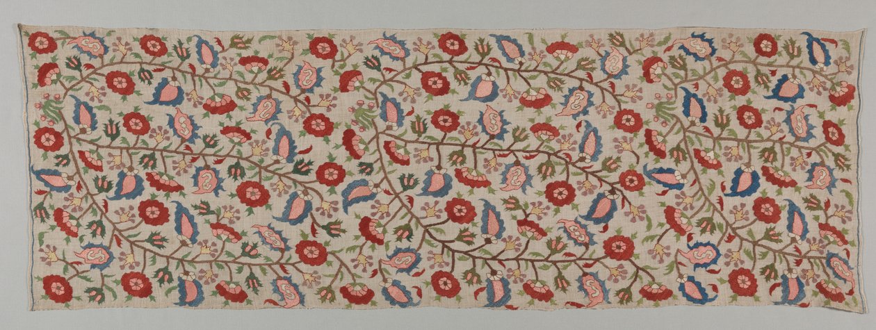 Bolster Cover, 19th century by Unbekannt