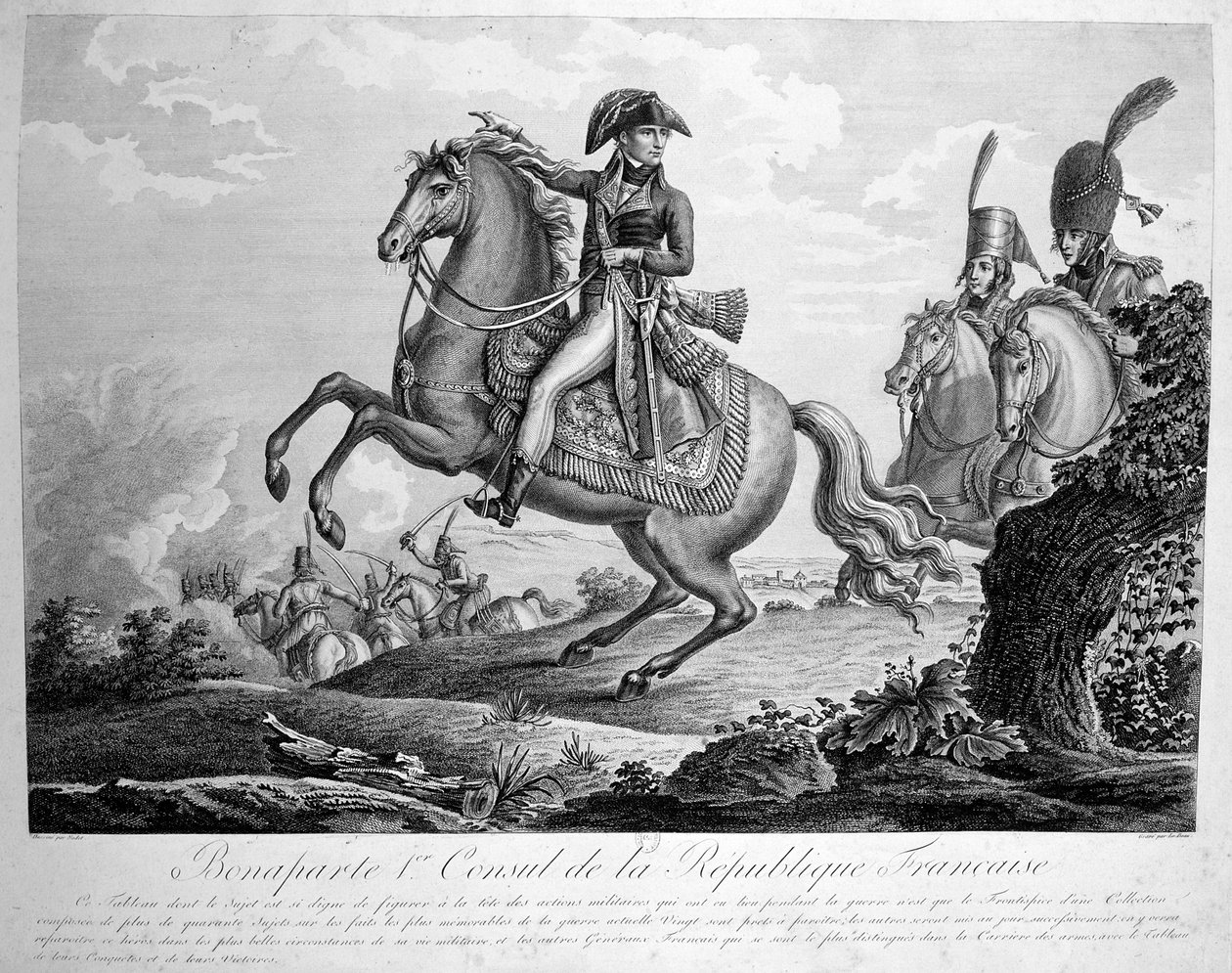 Bonaparte, 1st Consul of the French Republic by Unbekannt