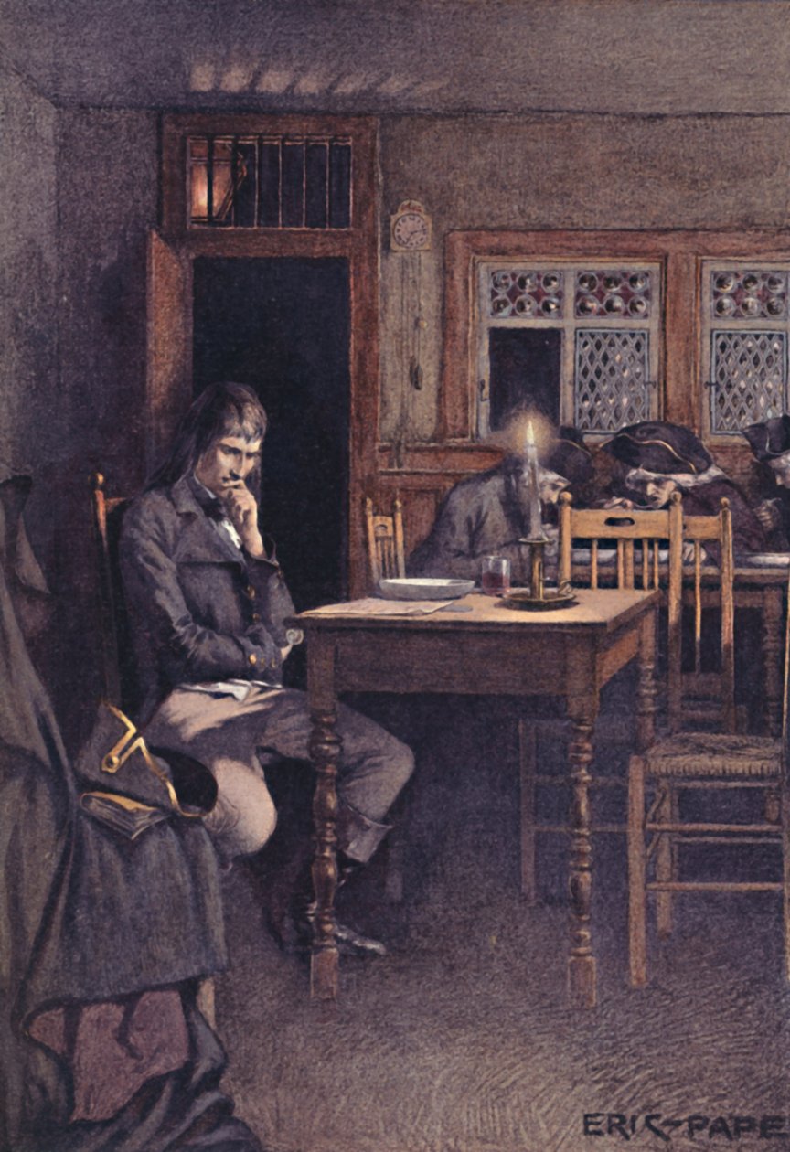 Bonaparte in 1792 as a Frequenter of a Six-Sous Restaurant in Paris by Unbekannt