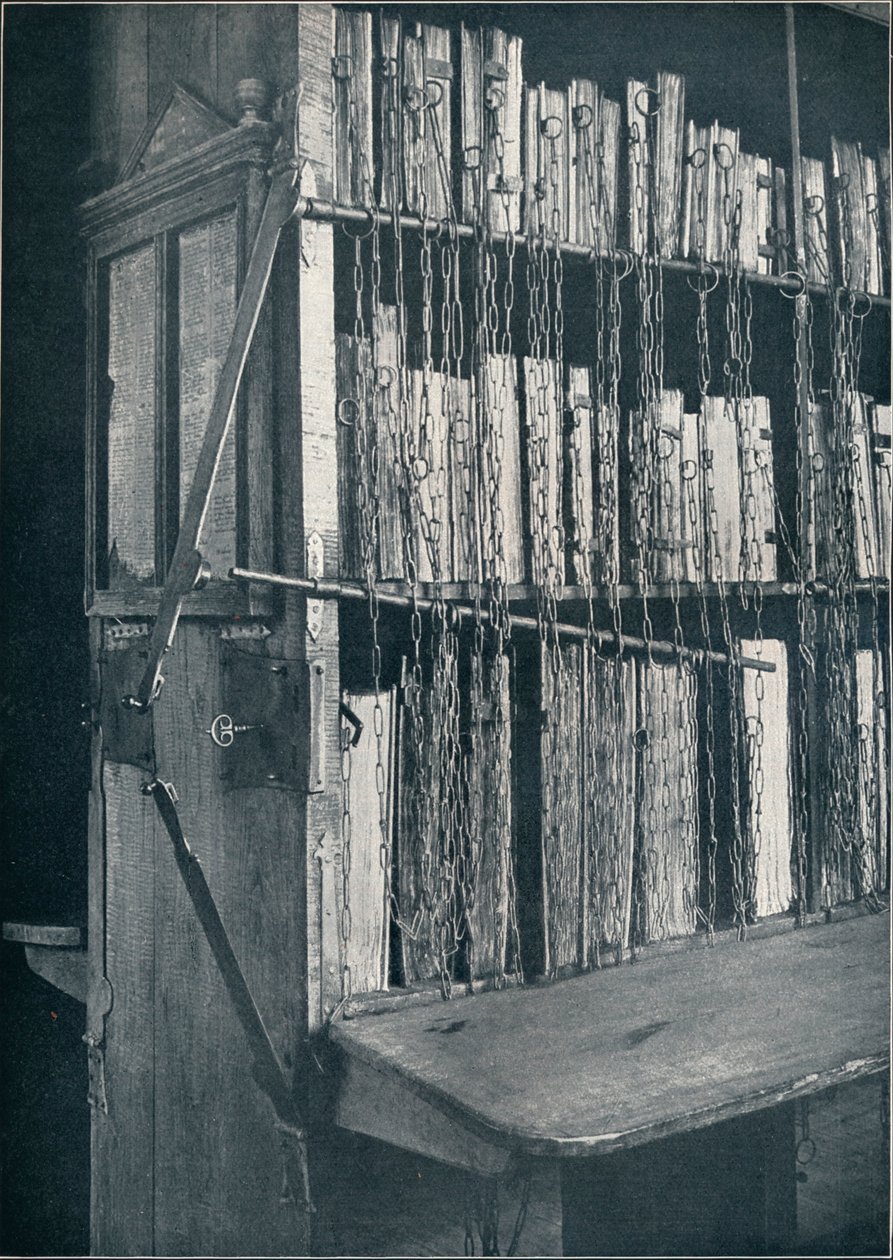 Bookcase, 15th Century, with Some Later Editions, and Catalogue Frame, 17th Century by Unbekannt