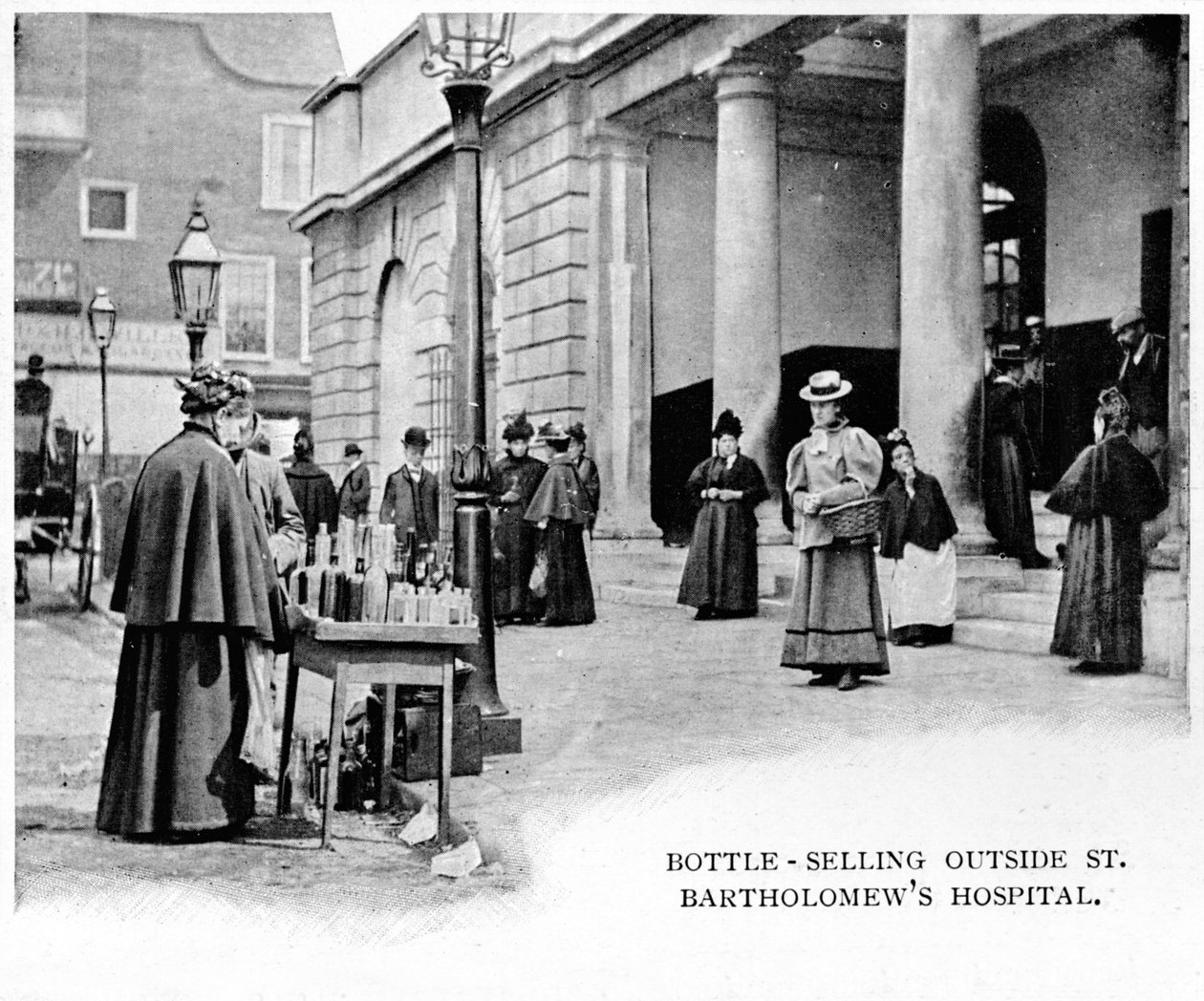 Bottle Selling Outside St Bartholomew