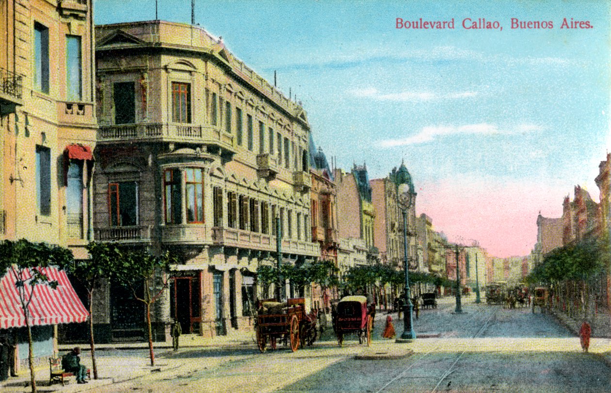 Boulevard Callao, Buenos Aires, Argentina by Unbekannt