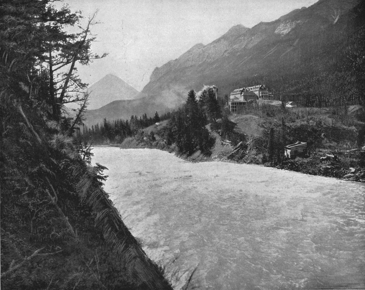 Bow River Rapids, Banff, North West Territories, Canada by Unbekannt