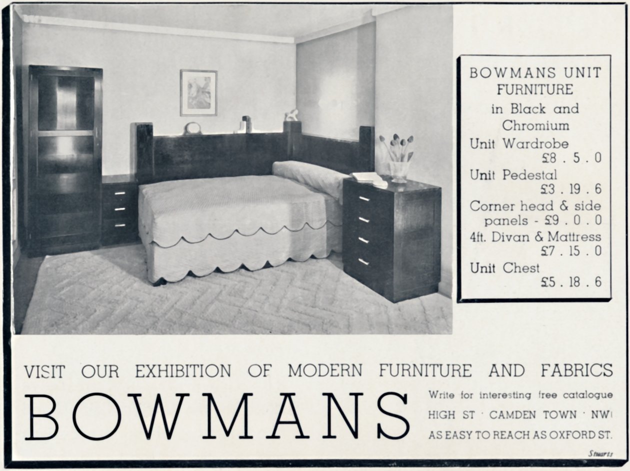 Bowmans - Visit our Exhibition of Modern Furniture and Fabrics by Unbekannt