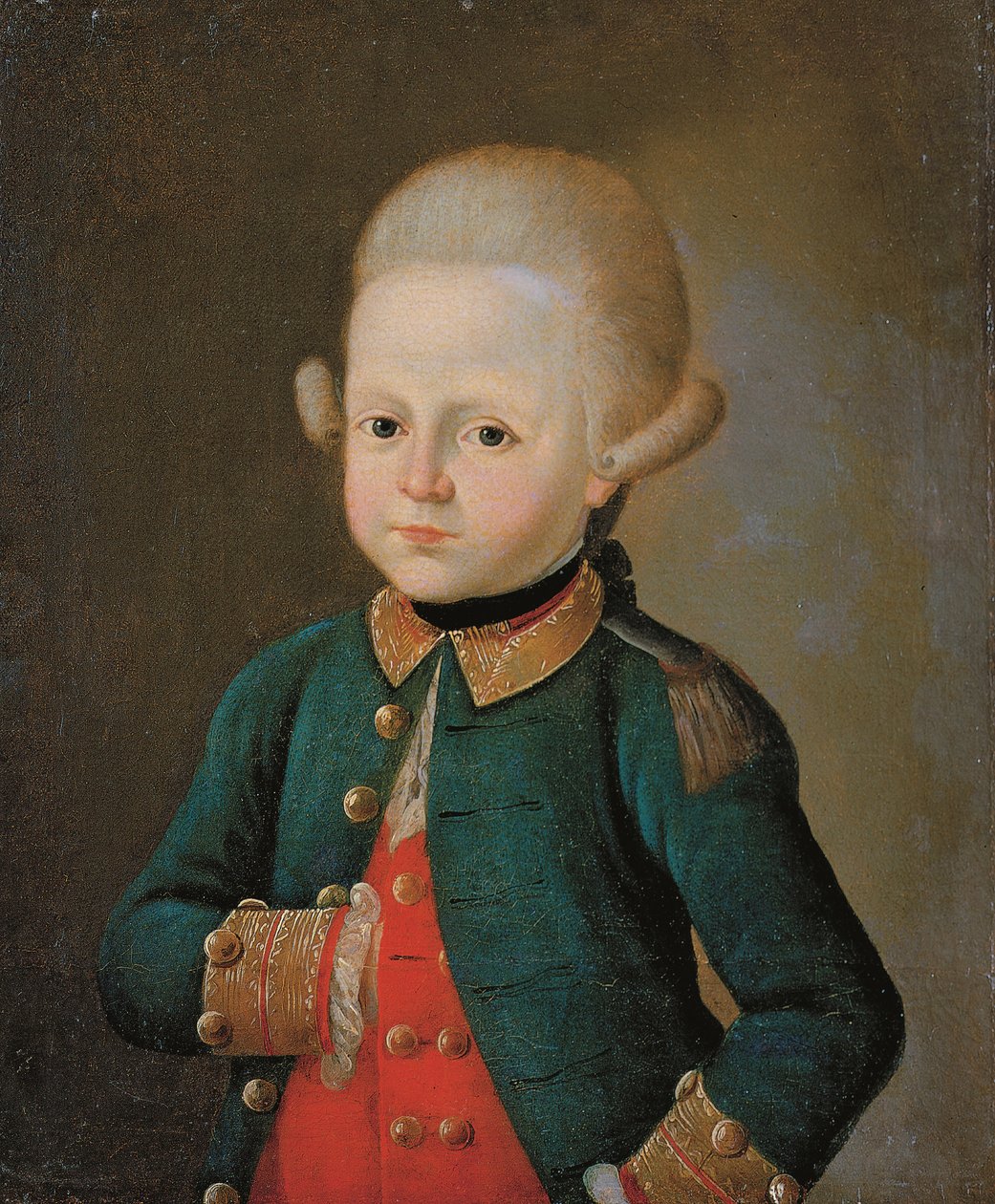 Boy Lance Corporal of the Preobrazhensky Regiment, End 1760s by Unbekannt